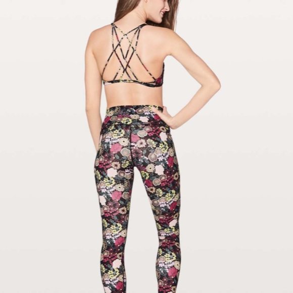 Lululemon Free To Be Zen Bra Fluorolace Multi - Picture 2 of 9